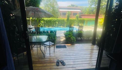 Studio with Pool View