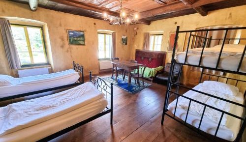 Large Room with Two Private Bathrooms