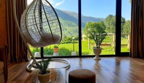 Family Room with Mountain View
