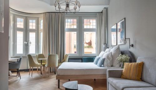 Large Studio with Kitchenette and Sofa Bed