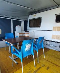 Triple Caravan  with Shared Bathroom