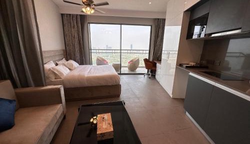 Studio with Balcony