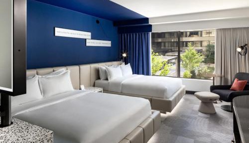 Standard Room with Two Queen Beds and Courtyard View