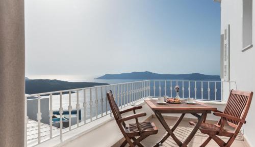 Classic Double or Twin with Balcony & Side Caldera View