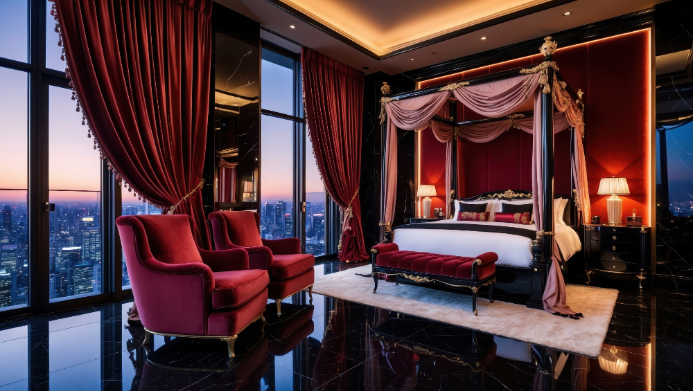 The quadruple room features air conditioning, a tea and coffee maker, as well as a private bathroom boasting a walk-in shower and a hairdryer. The quadruple room provides a wardrobe, tumble dryer, a dressing room, heating and a flat-screen TV with cable c