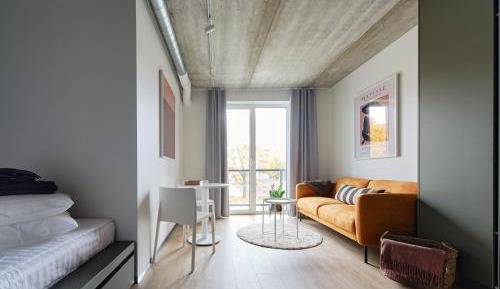 Studio with Balcony