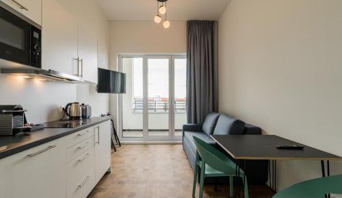 Apartment mit Wohn & Schlafzimmer