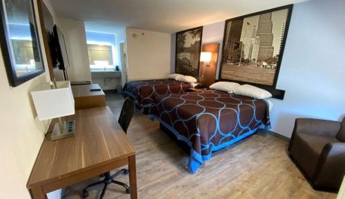 Deluxe Double Room with Two Double Beds - Non-Smoking