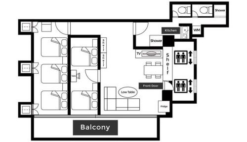 Two-Bedroom Apartment