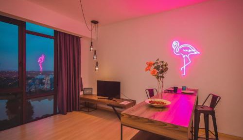 Deluxe Studio with Neon