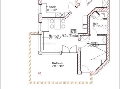 Two-Bedroom Apartment with Terrace