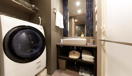 Superior Family Room with Washing Machine