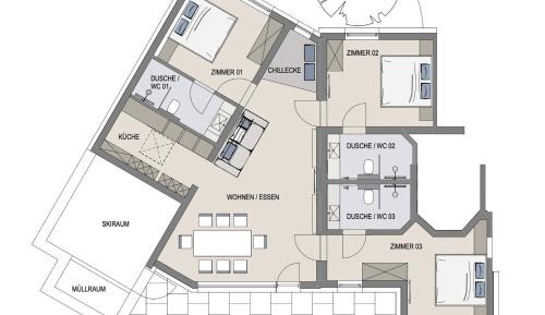 Three-Bedroom Apartment