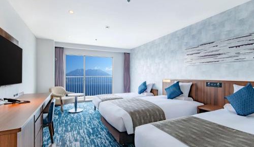 Deluxe Triple Room with Sakurajima View - Non-Smoking