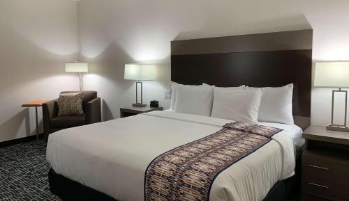 King Room with Roll-In Shower - Mobility/Hearing Accessible - Non-Smoking