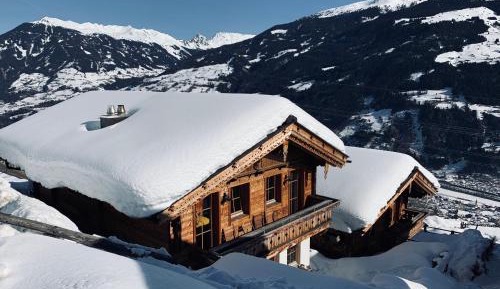 Chalet with Balcony and Terrace