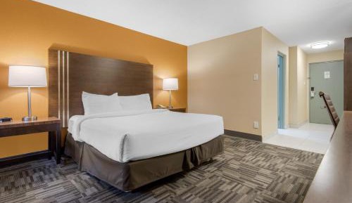 Queen Room with Fireplace - Non-Smoking