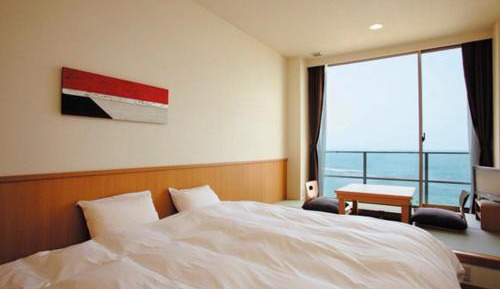 Double Room with Tatami Area and Sea View