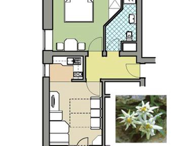 One-Bedroom Apartment with Balcony