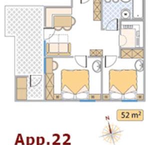 Two-Bedroom Apartment with Balcony