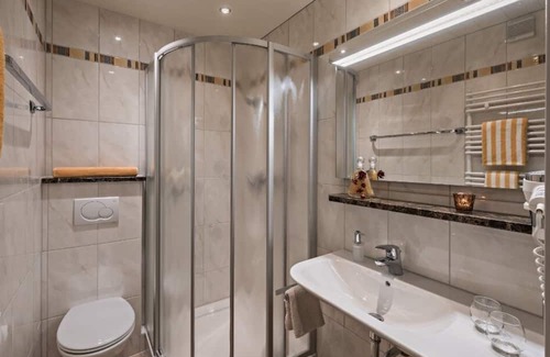 Eggstatt Apartment | Double room standard 18m² with balcony, shower/toilet