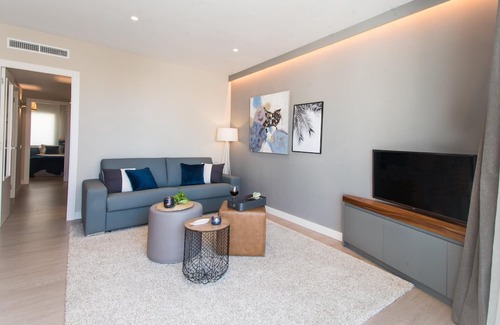 Sitges Apartment | Sitges Spaces Seaside Beach Flat- 4 Bedroom/2Bathroom/Terrace- Sleeps up to 8