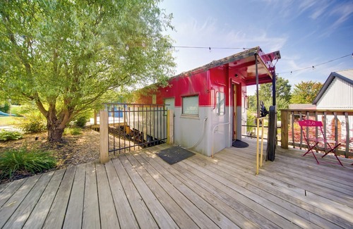Adrian Furnace Apartment | 'red NY Central,' Converted Railcar in Dubois!