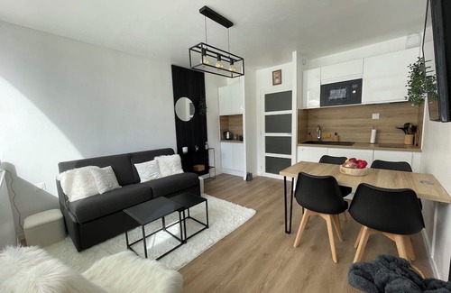Gabas Apartment | Apartment with terrace overlooking Lake Fabrèges, sleeps 4