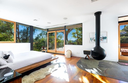 Nichols Canyon House | Hollywood Hills Midcentury Treehouse with Plunge Pool and Stunning Canyon Views