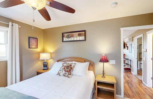 Spearfish Apartment | Quiet house with tranquil views of Spearfish Hills, grill, partial AC, & cable
