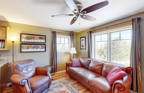 Spearfish Apartment | Quiet house with tranquil views of Spearfish Hills, grill, partial AC, & cable