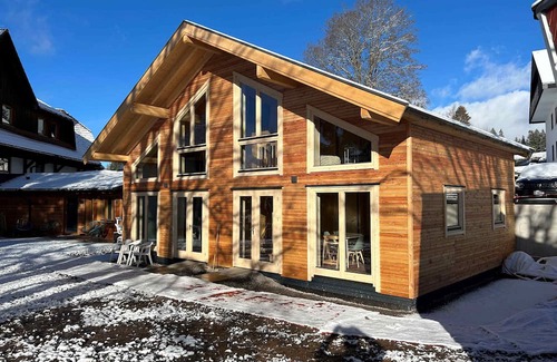 Saig Apartment | Log cabin with 70 sqm, 2 bedrooms, 1 living /sleeping area, max. for 6 persons
