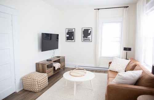 Fredericton Apartment | This 2 bedroom loft-like apartment is perfect for your visit to downtown Fredericton