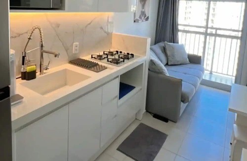 Panamby Apartment | Chácara Santo Antônio 1 Dormitório com Sacada