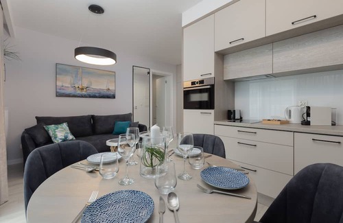 Uniescie Apartment | Deep Blue Apartment in Mielno by Renters