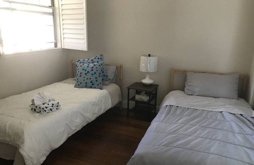 Walnut House | Private Guest Suite 2 bedroom 1bath Remodeled wood floor parking WiFi Laundry