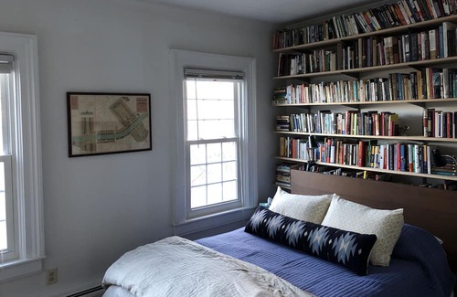 North Adams House | Lovely 2-bedroom home 0.5 miles from MASS MoCA. With library and workspaces!
