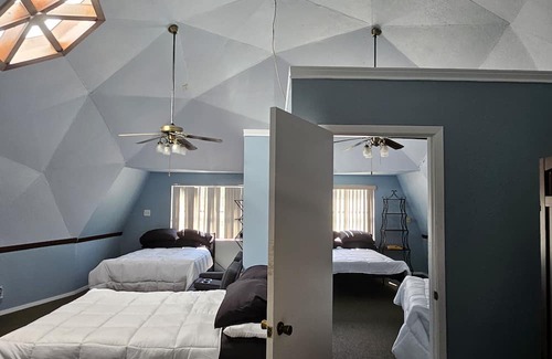 Weatherford Villa | Amazing Geo Dome Home with Pool and Private Lake, Fish, Canoe, 9 acre Ranch