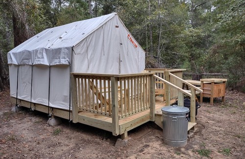 West Livingston RV Rental | Tentrr State Park Site - Texas Lake Livingston State Park - Site D - Single Camp