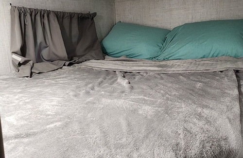 Elgin House | Beautiful and cozy, pet friendly camper delivered to your campsite!