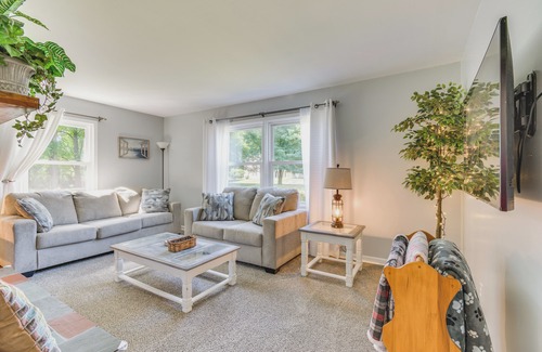 Fishers Cottage | Near Trails + Wineries: Victor Getaway w/Fire Pit
