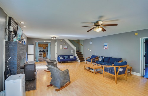 West Sand Lake House | Lakefront West Sand Lake Home with Beach Access!