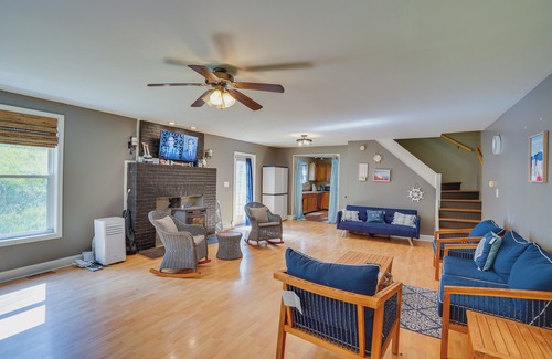 West Sand Lake House | Lakefront West Sand Lake Home with Beach Access!