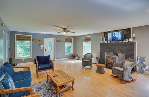 West Sand Lake House | Lakefront West Sand Lake Home with Beach Access!