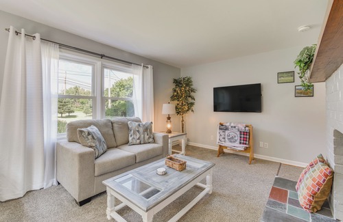 Fishers Cottage | Near Trails + Wineries: Victor Getaway w/Fire Pit