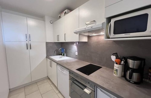 La Salle-les-Alpes Apartment | 50m from resort center, 8th floor, view ski slopes, balcony, tv, ski locker, 38m², Serre Chevalier