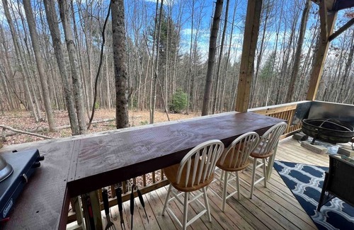 Traphill RV Rental | Magical Glamping Tent in the Woods near Stone Mountain State Park, North Carolina