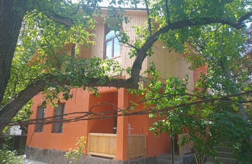 Borjomi Villa | Eco cottage with retro architecture and natural wood interior in Borjomi