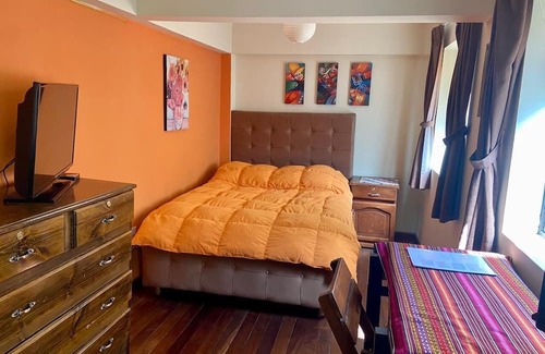 Sucre Apartment | Matrimonial room with private bathroom outside the room