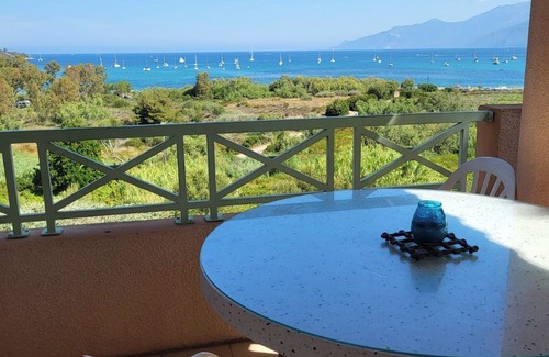Saint-Florent Condo | Fully equipped T3 apartment, breathtaking view of the Gulf of Saint-Florent!